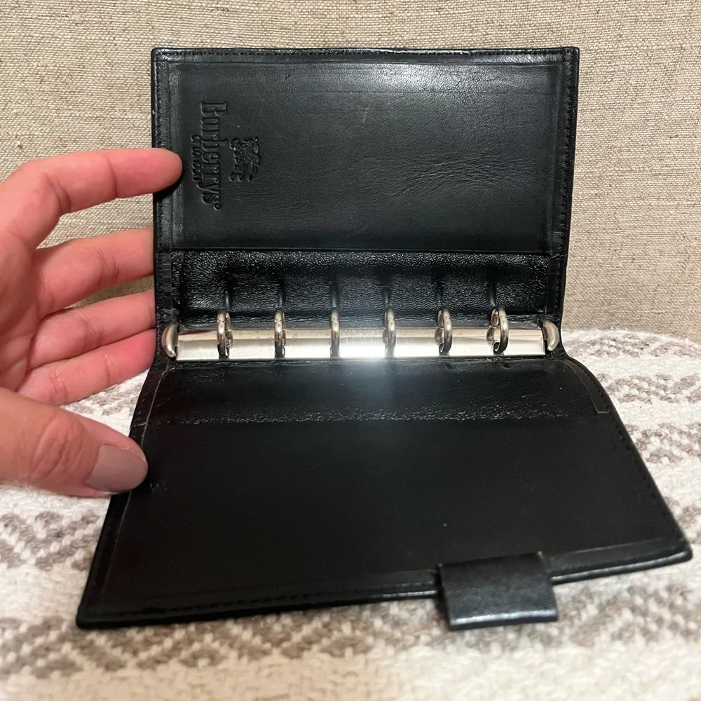 Vintage Burberry pocket planner